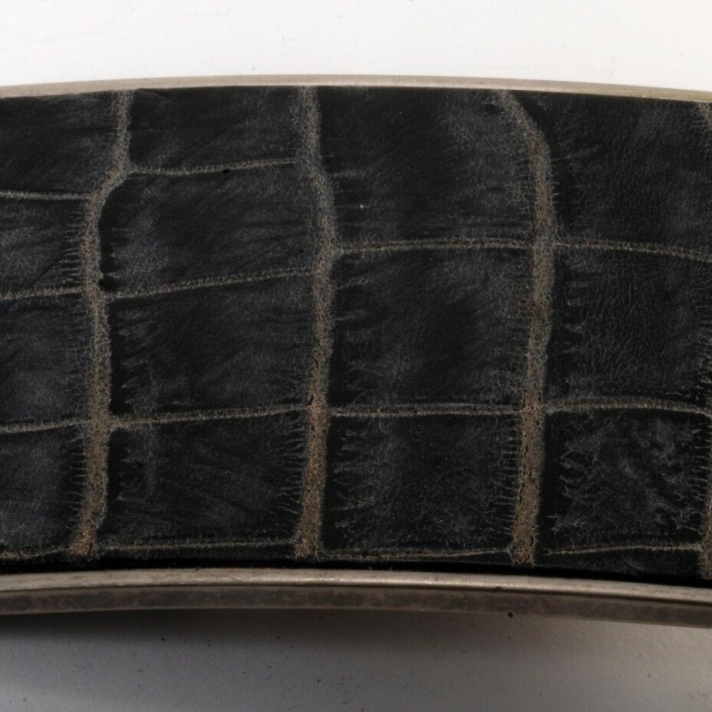 Kenneth Cole Reaction Faux Reptile  Belt Buckle